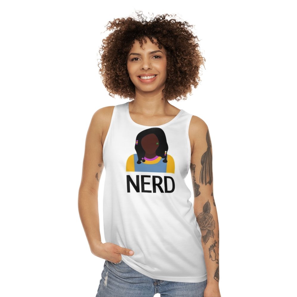 Stranger Things Erica Nerd Unisex Tank Top - women