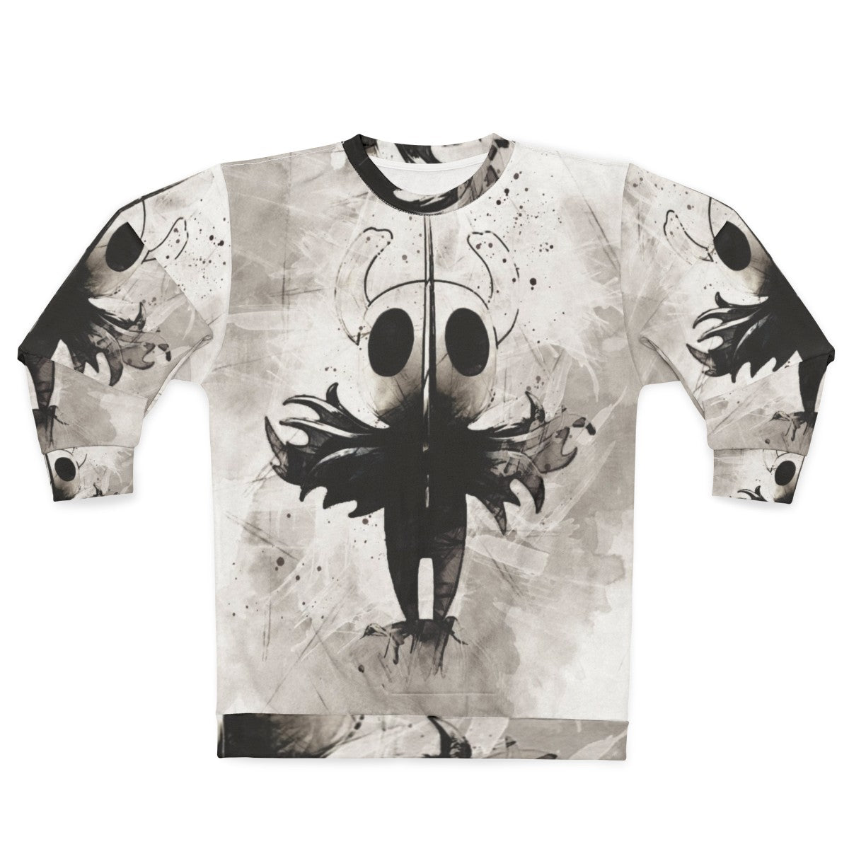 Hollow Knight Sweatshirt with Watercolor Painting