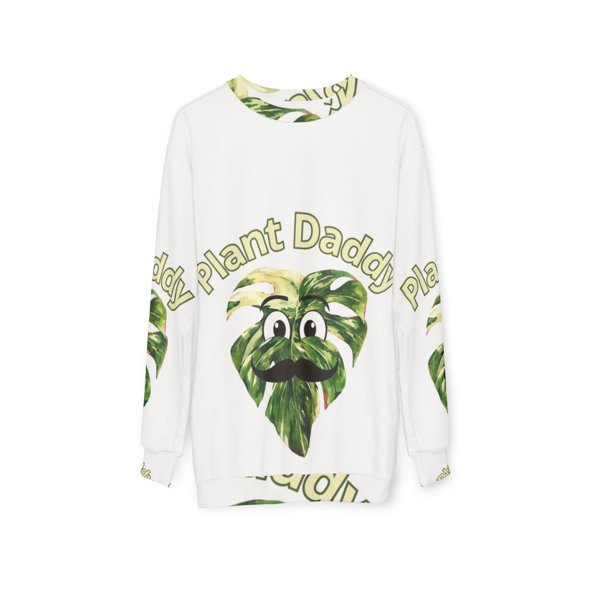 Plant Daddy botanical sweatshirt for house plant enthusiasts - hanging