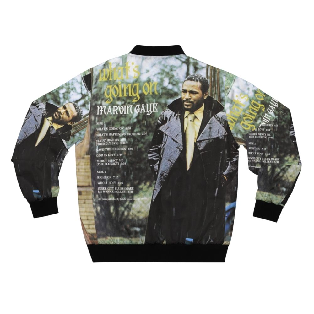 Classic soul-inspired retro bomber jacket - Back