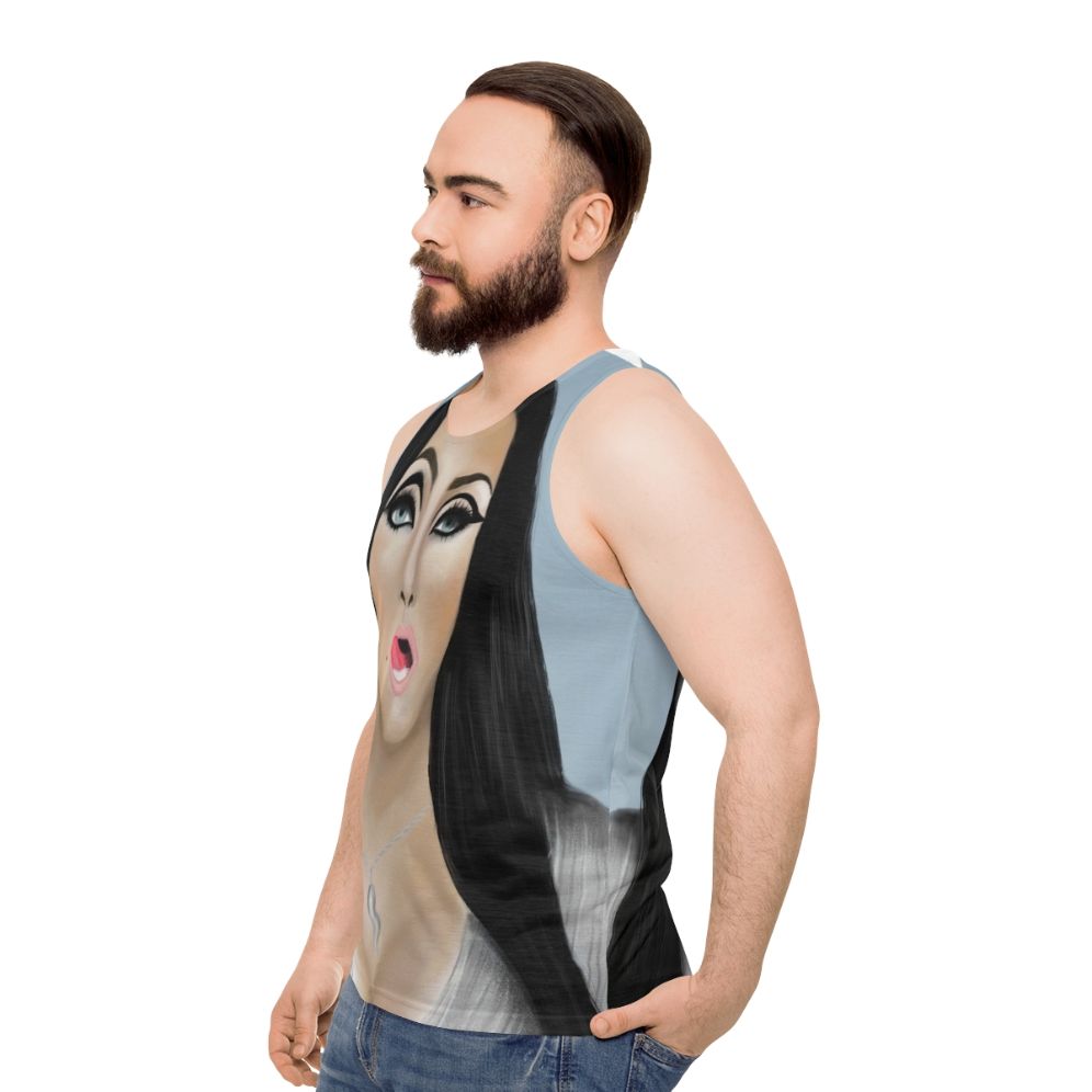 Michelle Visage Unisex Drag Race Inspired Tank Top - men side