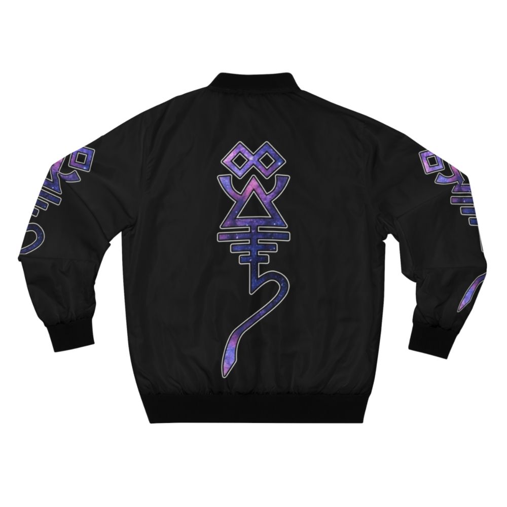 Eldar Craftworld Rune Bomber Jacket featuring the iconic Craftworld Eldar rune symbol - Back