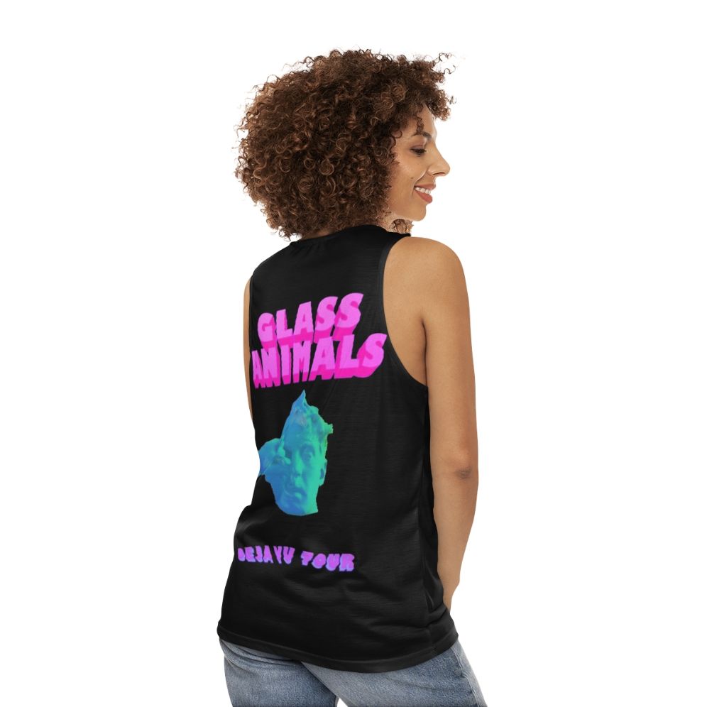 Glass Animals Deja Vu Unisex Tank Top - women back