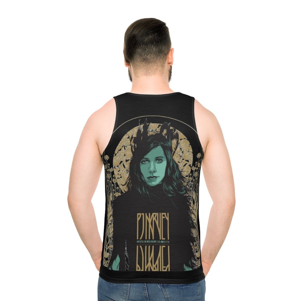 PJ Harvey Grunge 90s Unisex Tank Top - men back