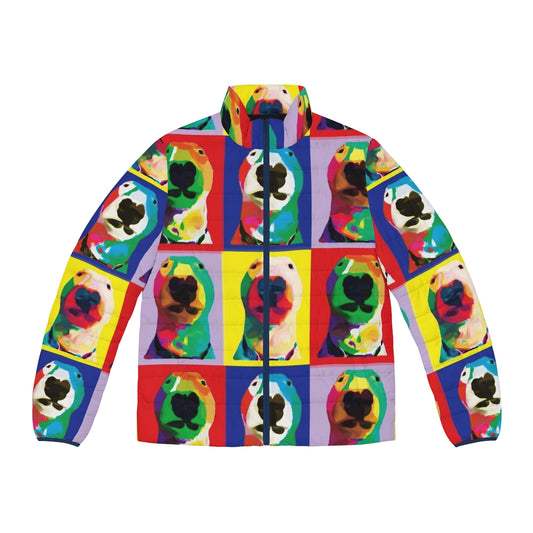 Puppernelson Pop Art Bull Terrier Puffer Jacket