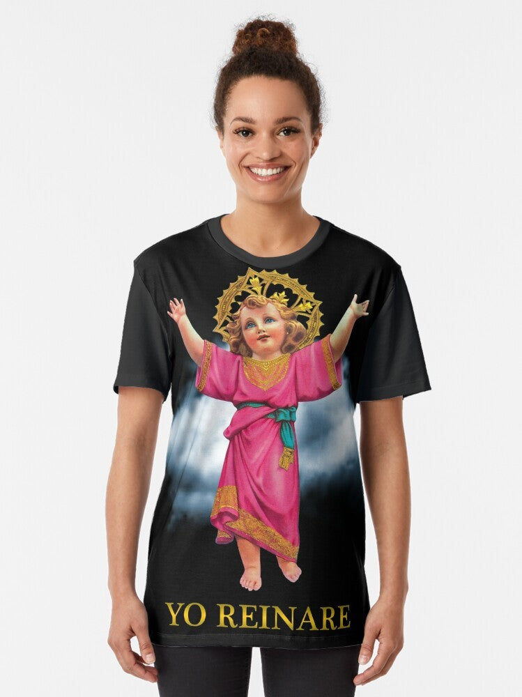 Divino Niño - Inspirational Holy Baby Graphic T-Shirt - Women