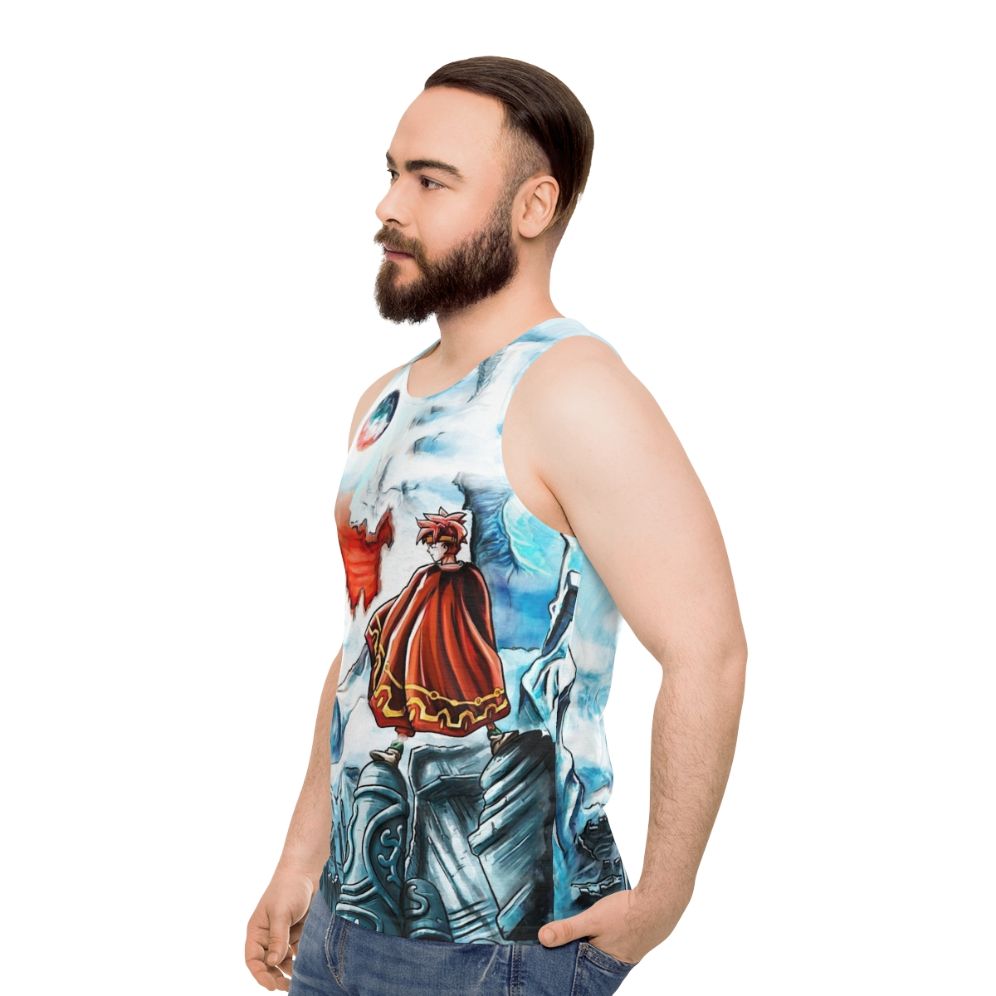 Terranigma SNES RPG Unisex Tank Top - men side