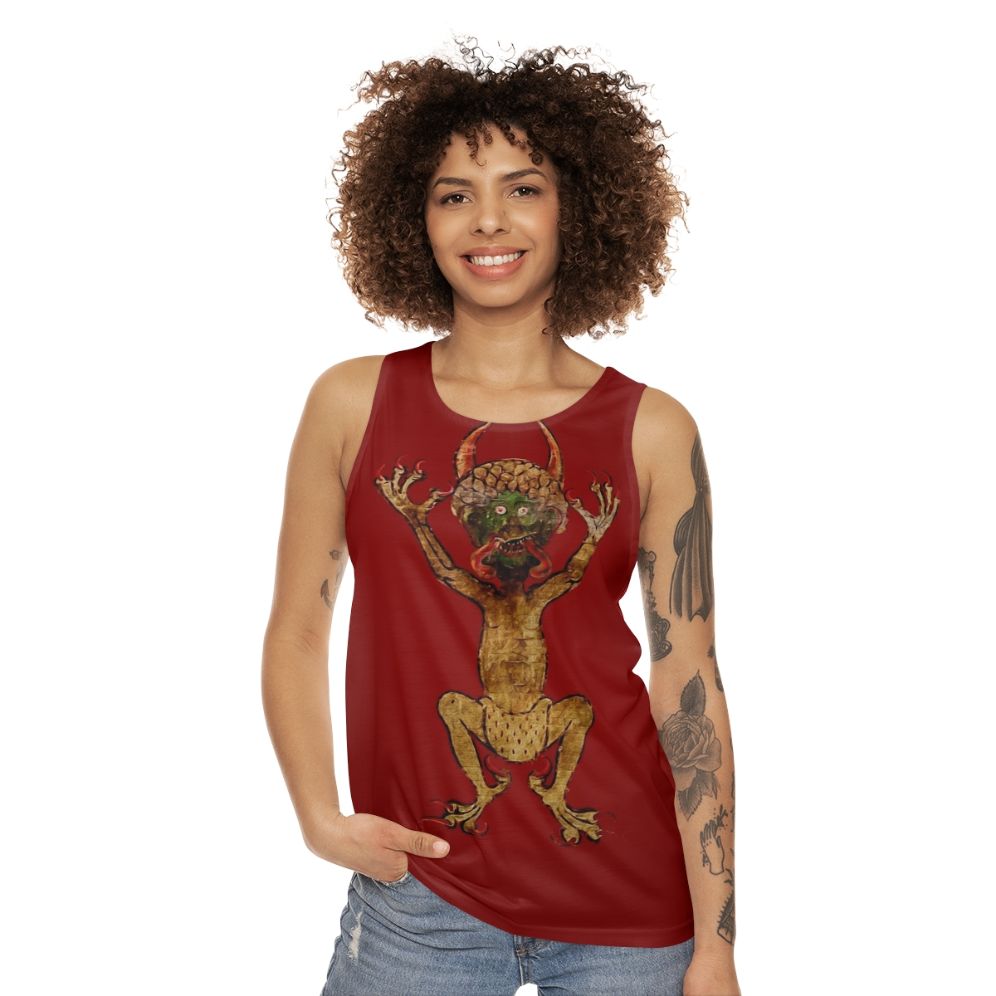 Codex Gigas Devil's Bible Unisex Tank Top - women