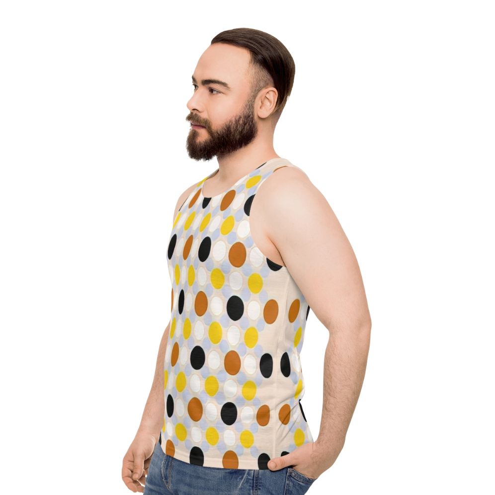 Rivet Lilt Abstract Art Geometric Tank Top - men side