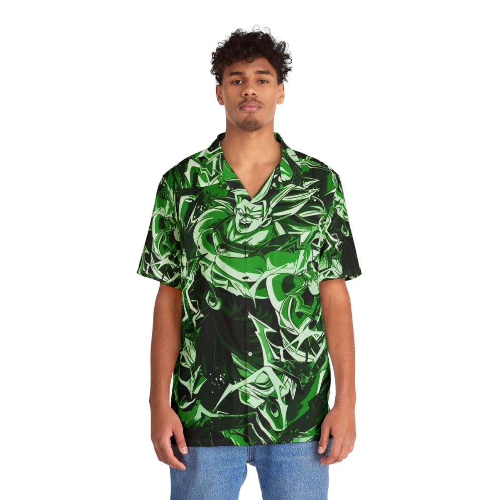 Broly Hawaiian Shirt with DBZ, Anime, Gaming and Manga Inspired Designs - People Front