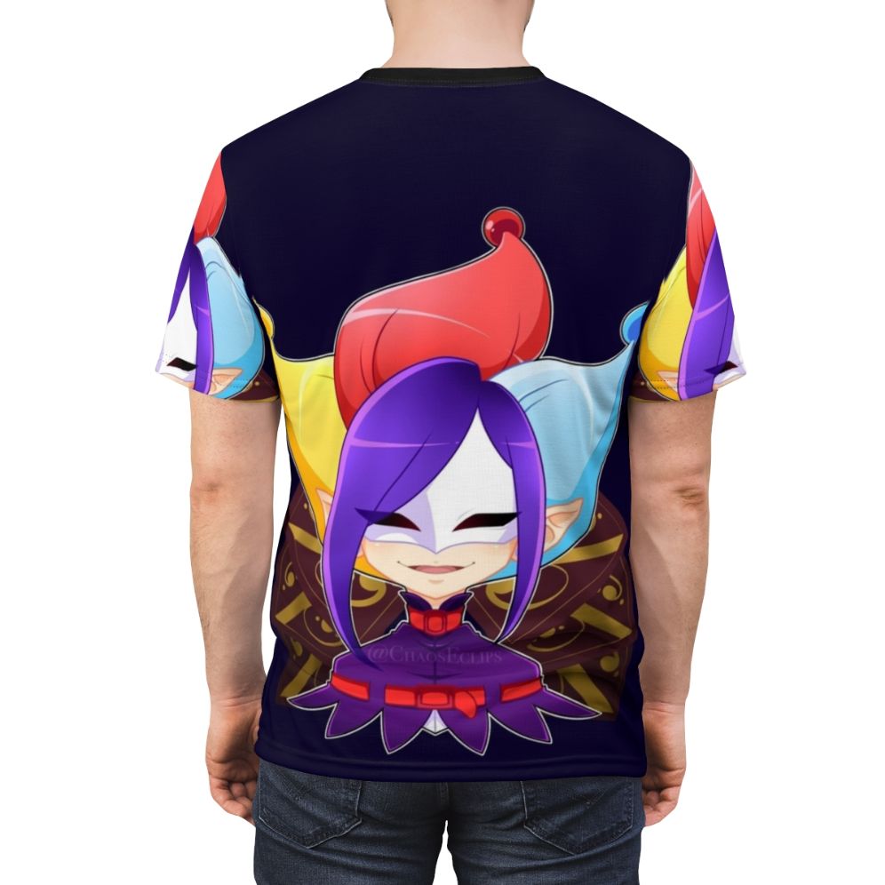 Joker Rascal inspired anime graphic t-shirt - men back