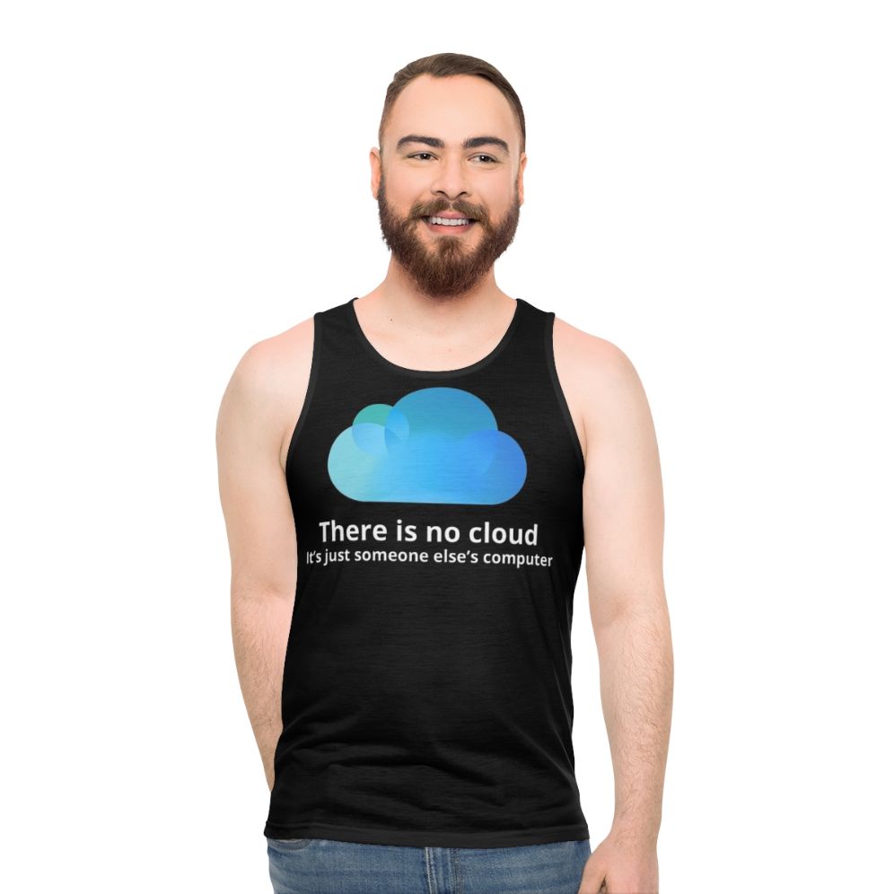 Unisex "There Is No Cloud" Programmer Tank Top - men