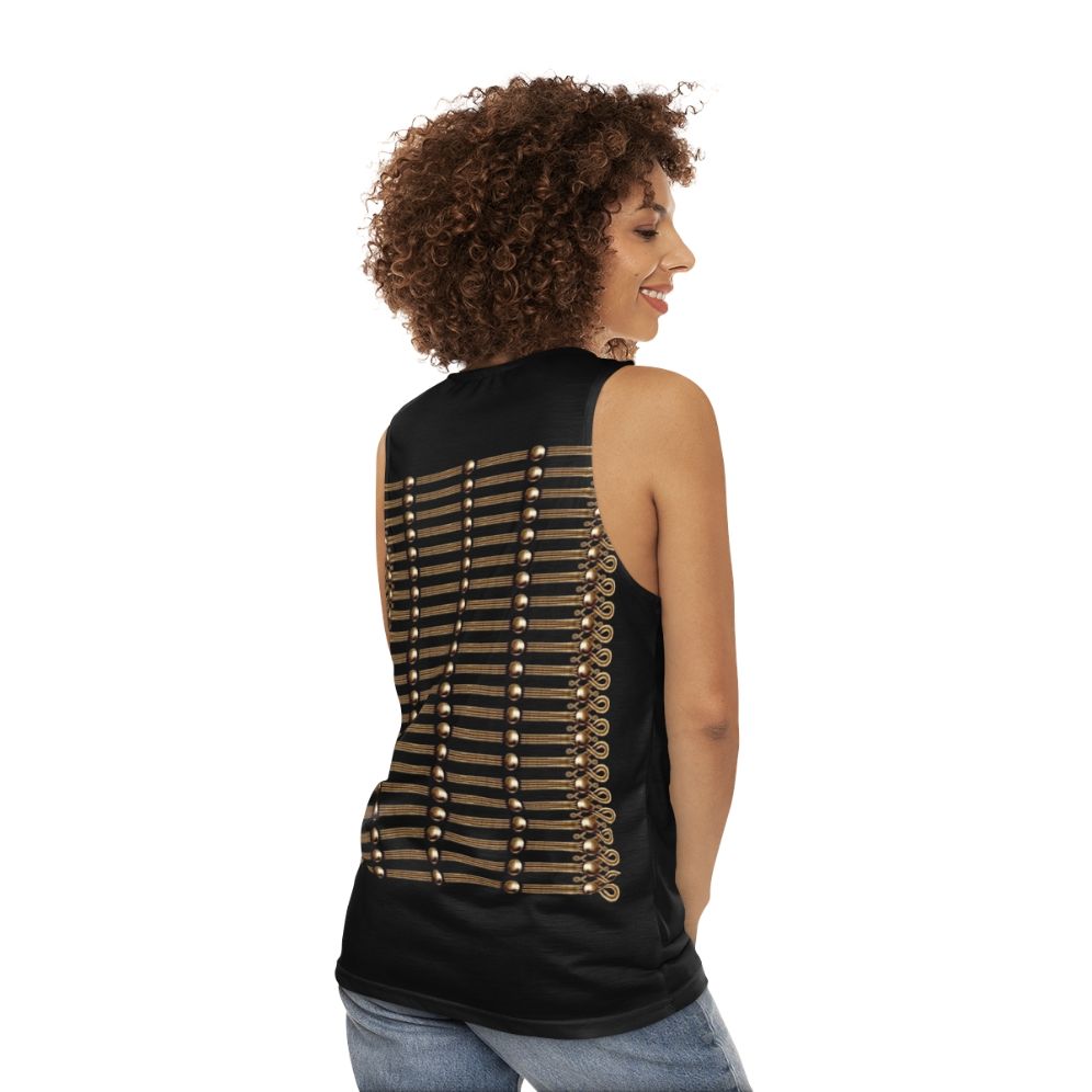 Hussar Napoleonic Style Unisex Tank Top - women back