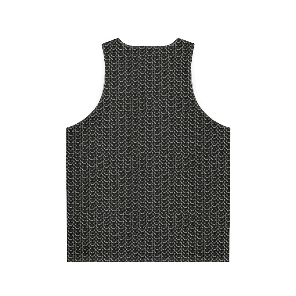 Unisex chainmail medieval armor tank top - Back