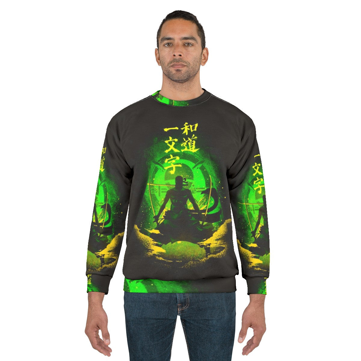 One Piece Zoro Anime Sweatshirt - men