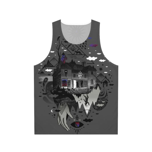 Surreal "House Is Not A Home" unisex tank top