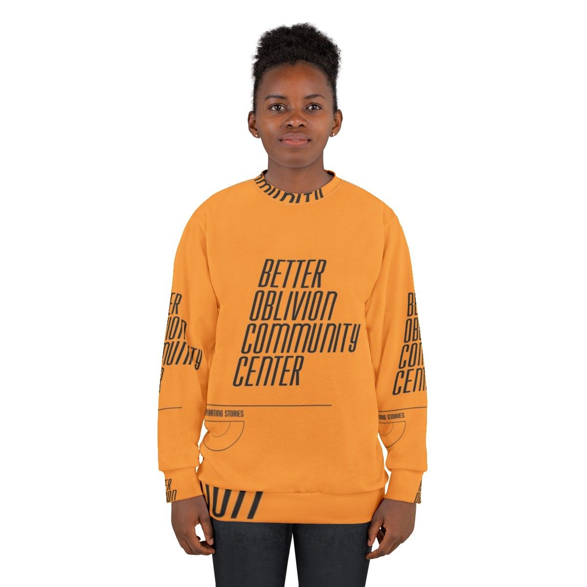 Better Oblivion Community Center Sweatshirt featuring indie artists Connor Oberst and Phoebe Bridgers - women