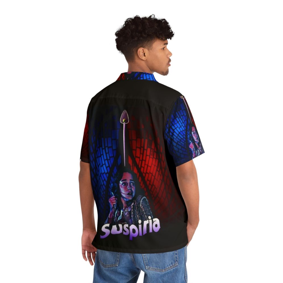 Suspiria inspired technicolor art Hawaiian shirt - People Back