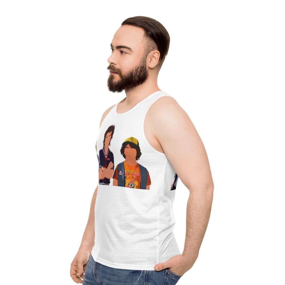 Scoops Ahoy Stranger Things Unisex Tank Top - men side