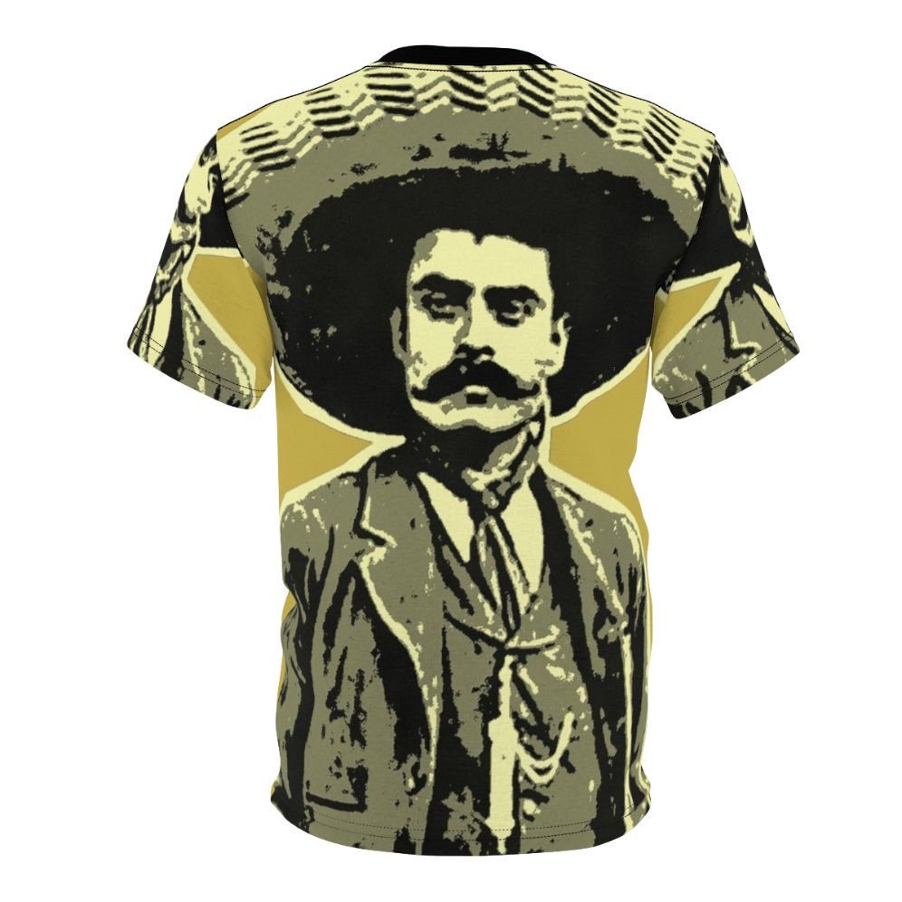 Emiliano Zapata Inspired All-Over Print T-shirt - Back