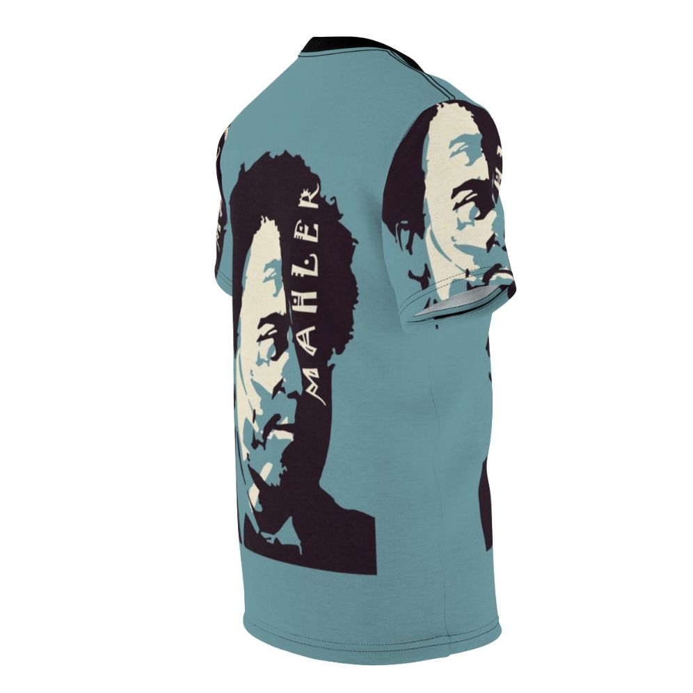 Mahler-Inspired Retro T-Shirt featuring the composer Gustav Mahler - men right