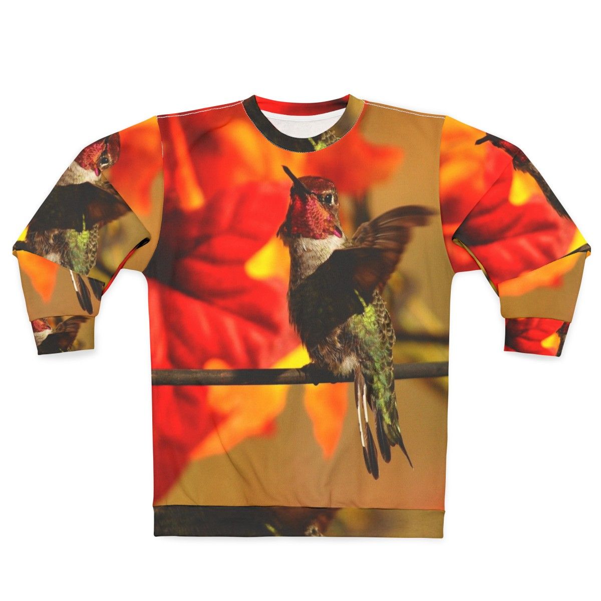 Autumn hummingbird sweatshirt