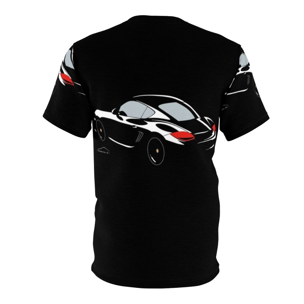 Porsche Cayman S inspired t-shirt for car enthusiasts - Back