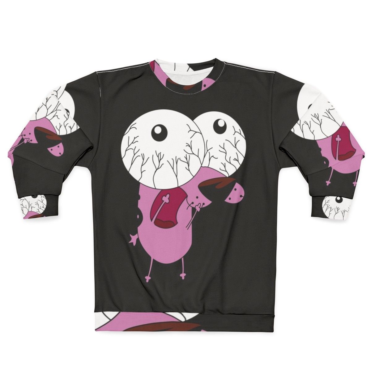 Courage The Cowardly Dog Themed Sweatshirt