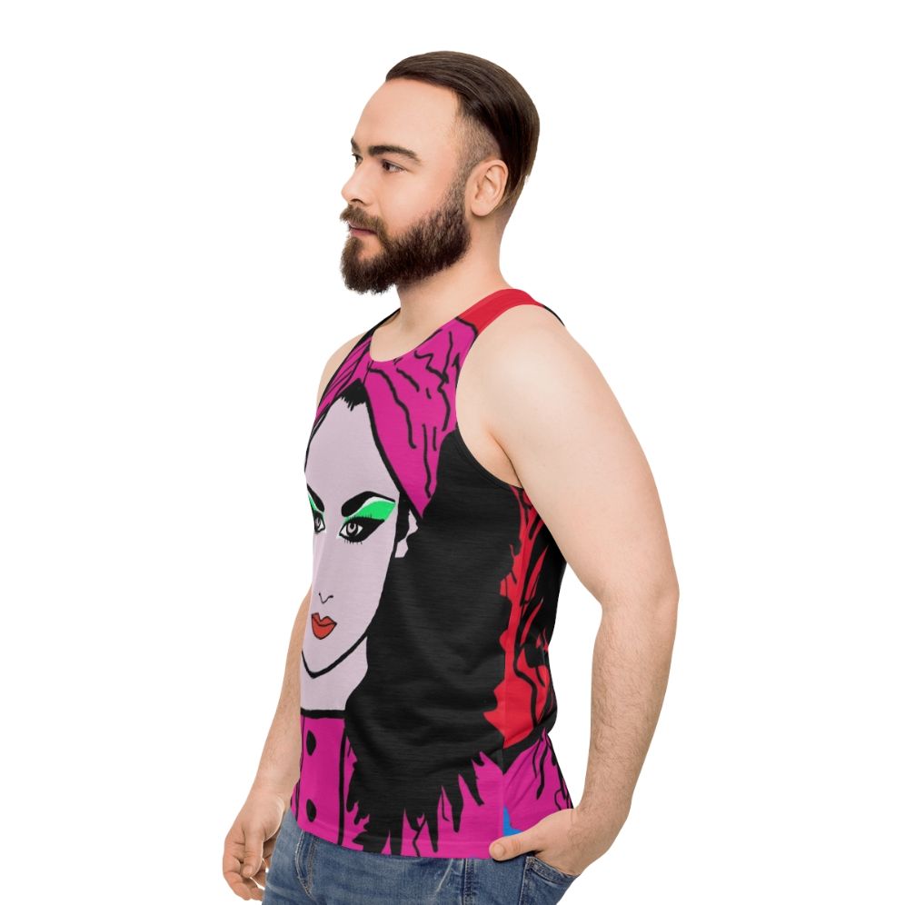 Boy George Unisex Tank Top - men side