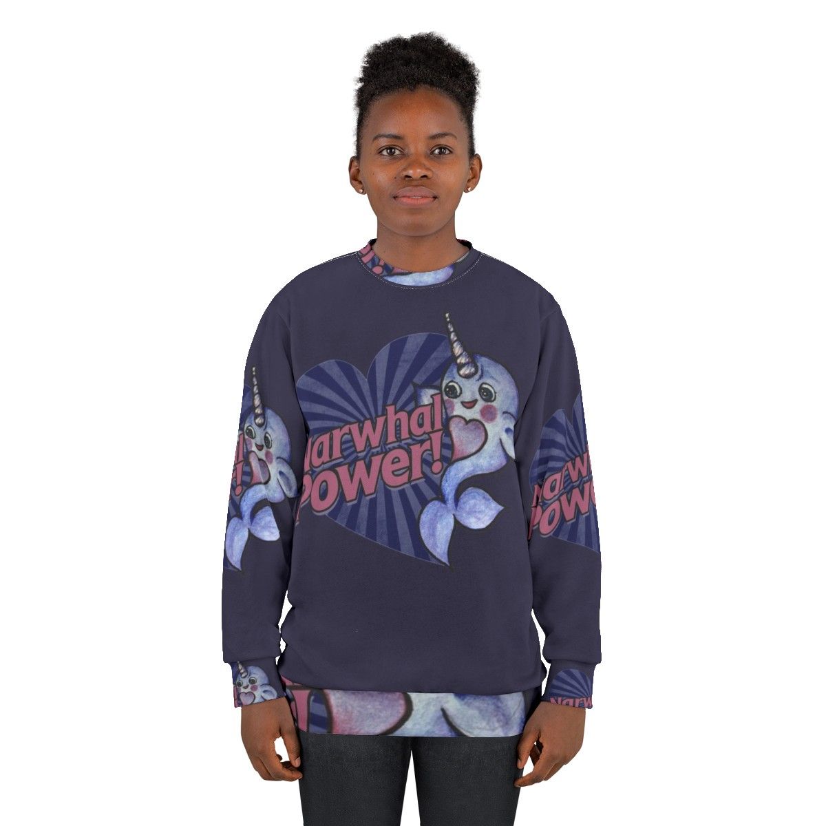 Narwhal Power Sweatshirt - women