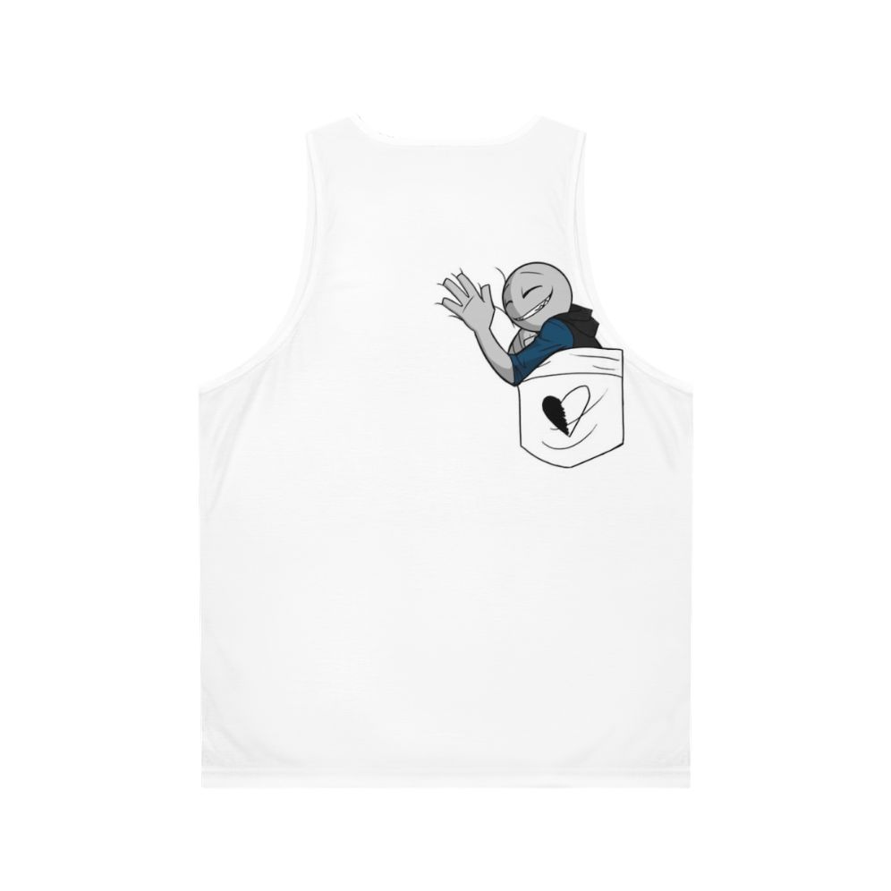 Unisex Boyfriend's Pocket Tank Top - Back