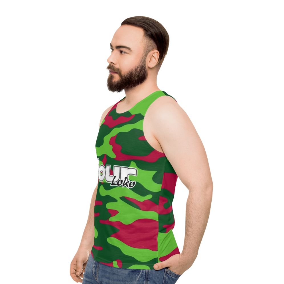 Watermelon Camo 4Loko Unisex Tank Top - men side