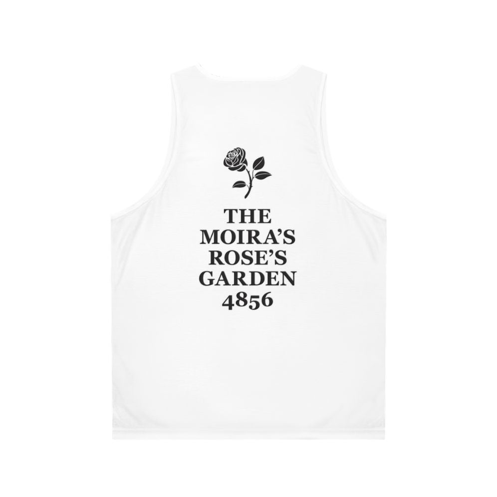 Moira's Rose Garden Unisex Minimalist Tank Top - Back