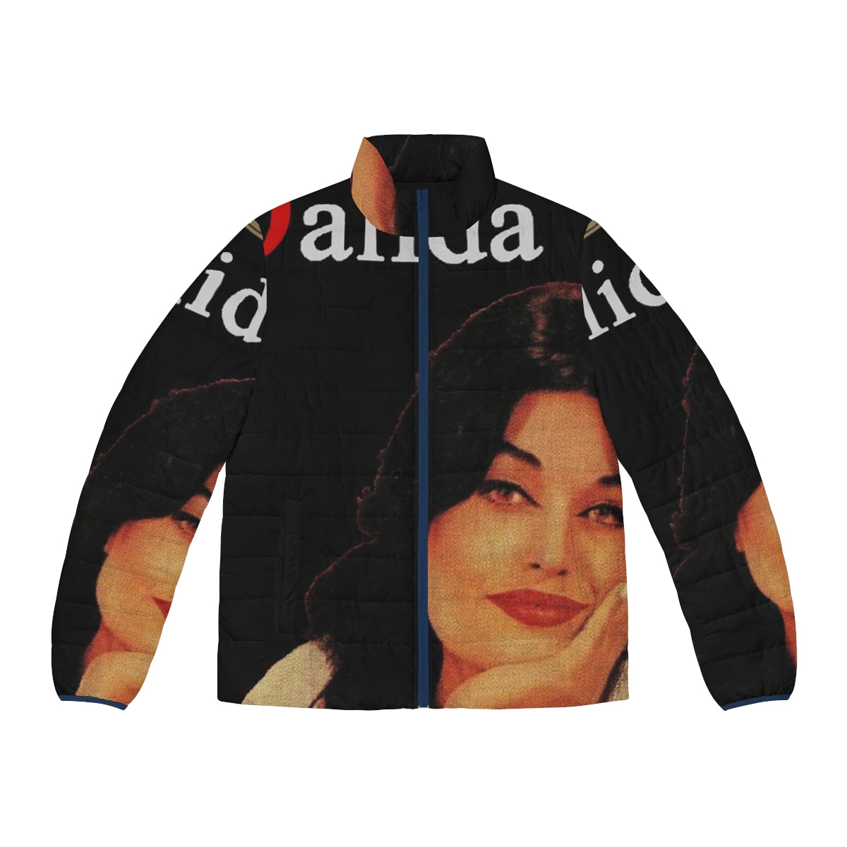 Dalida Love in Portofino Puffer Jacket - Vintage Album Cover Inspired 1950s/1960s Fashion