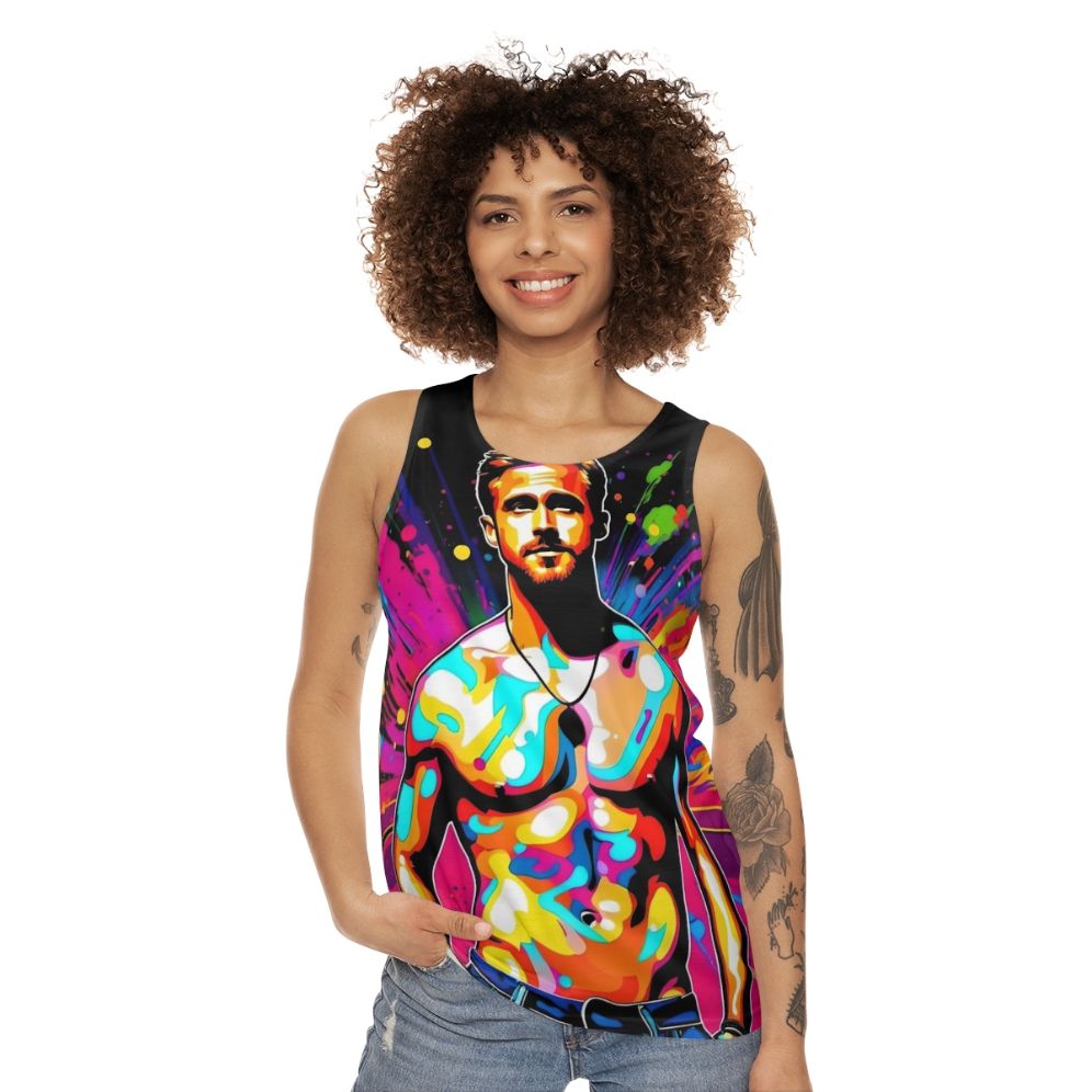 Ryan Gosling Pop Art Unisex Tank Top - women