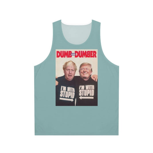 Anti-Trump and Anti-Boris Johnson Unisex Tank Top