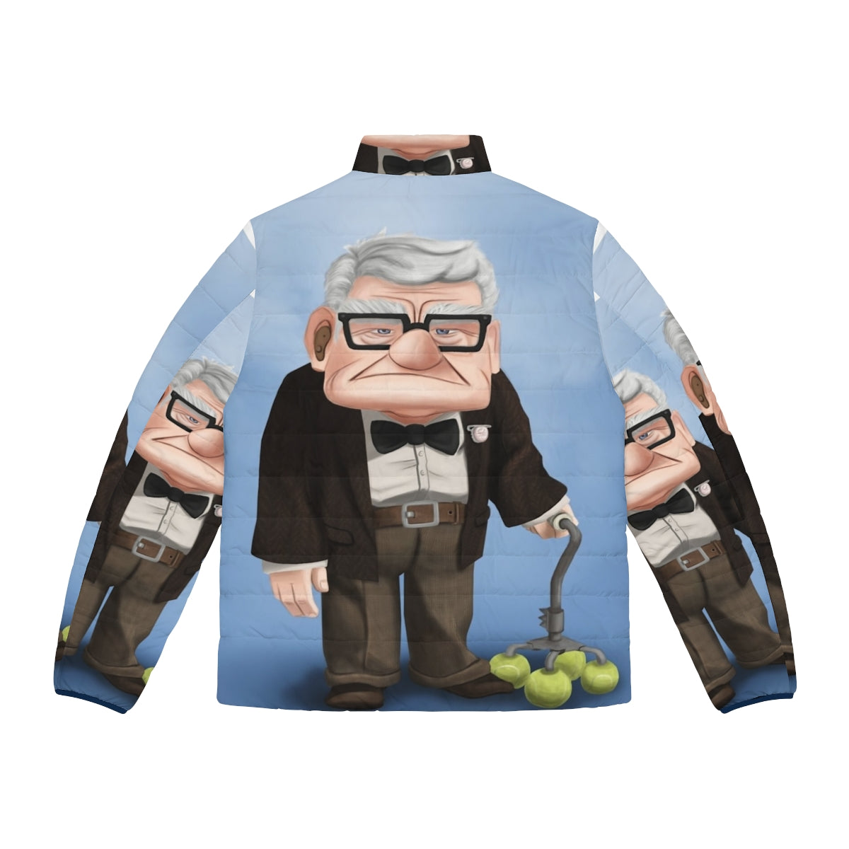 Carl Fredricksen's Iconic Puffer Jacket from the Beloved Pixar Film "Up" - Back