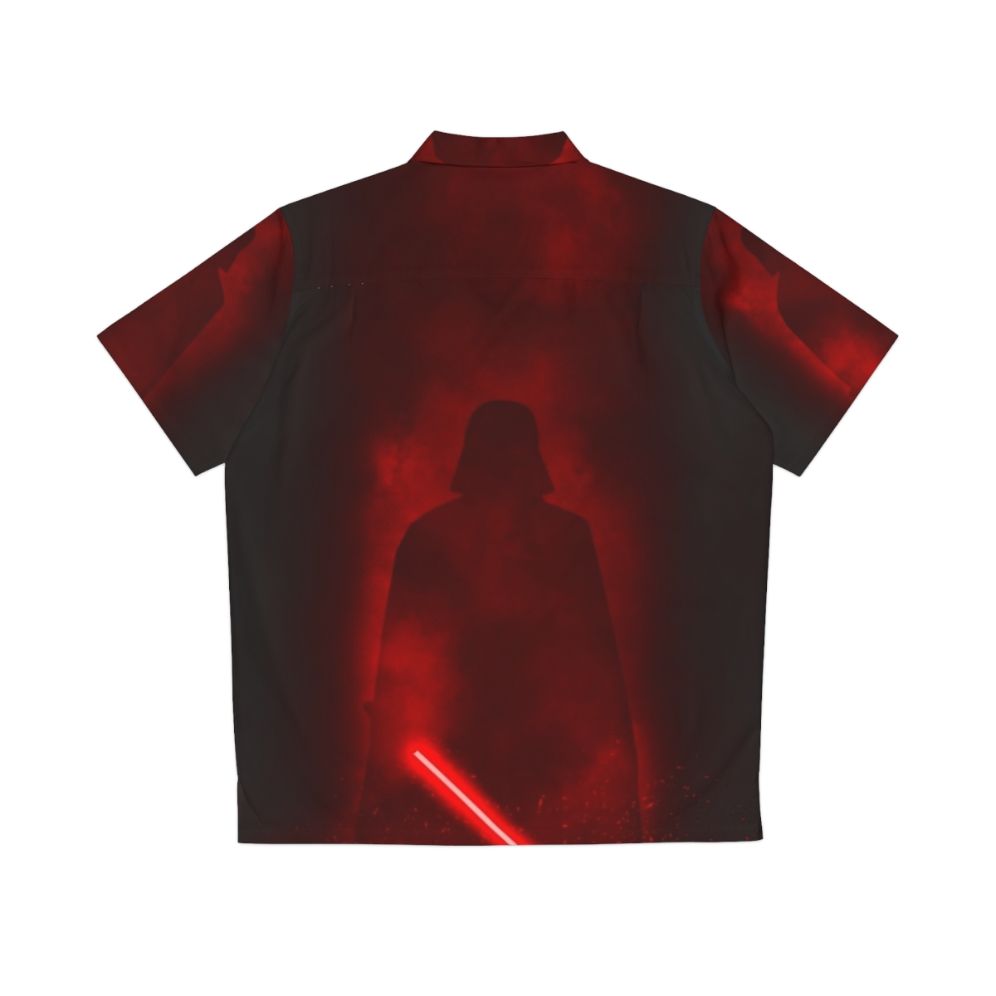 Darth Vader Minimal Hawaiian Shirt - Back