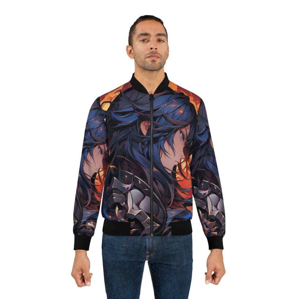 Alear Cyberpunk Bomber Jacket with Anime-Inspired Design - Lifestyle