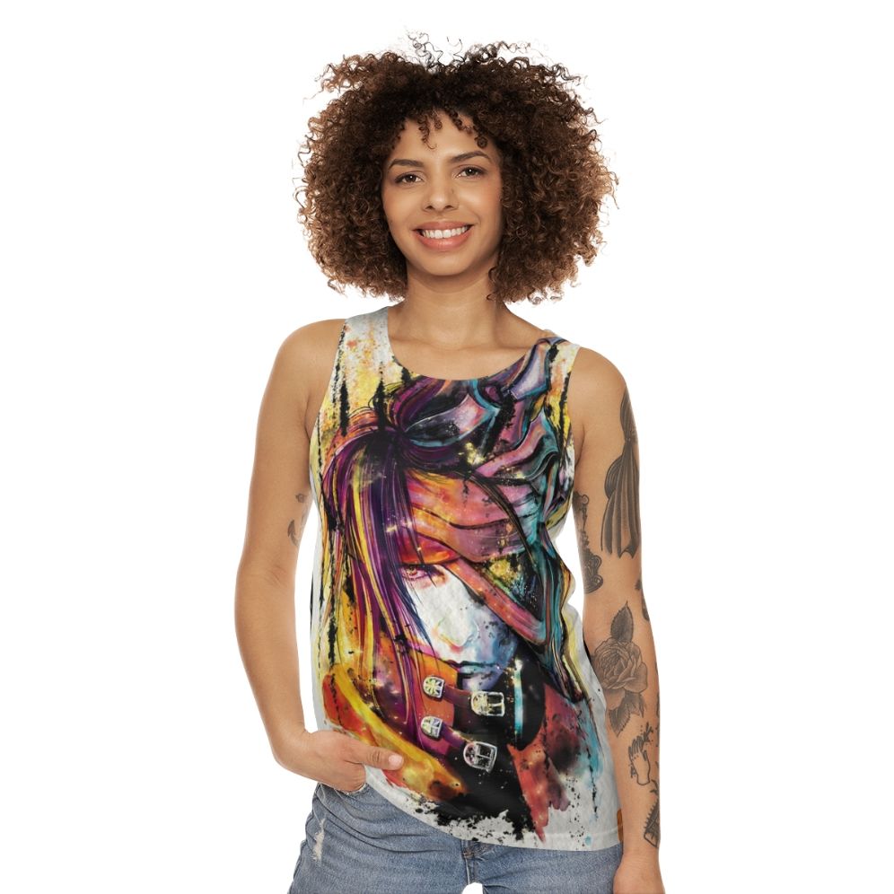 Final Fantasy inspired Valentine's Day unisex tank top - women