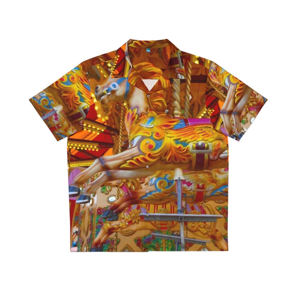 Weymouth's Classic British Carousel Hawaiian Shirt