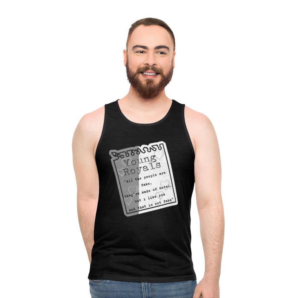 Young Royals Netflix TV Show Quote Unisex Tank Top - men