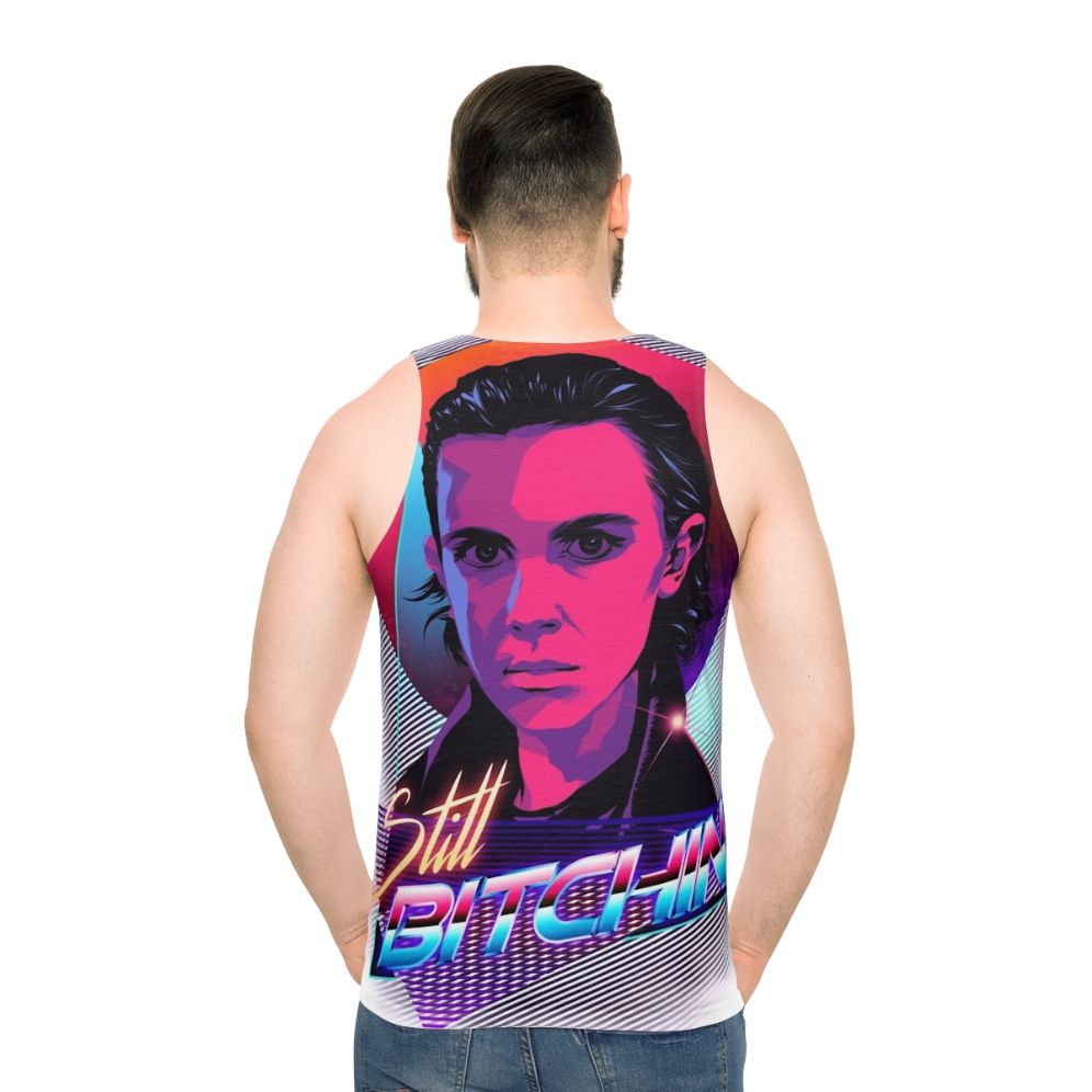 Eleven Stranger Things Unisex Tank Top - men back