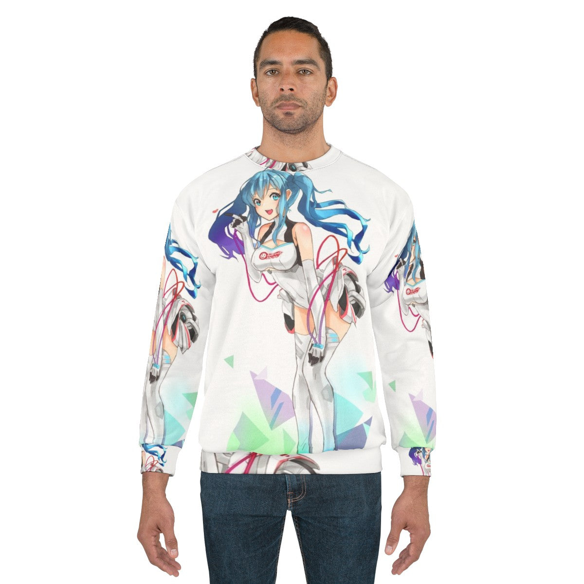 Racing Miku Anime Sweatshirt - men