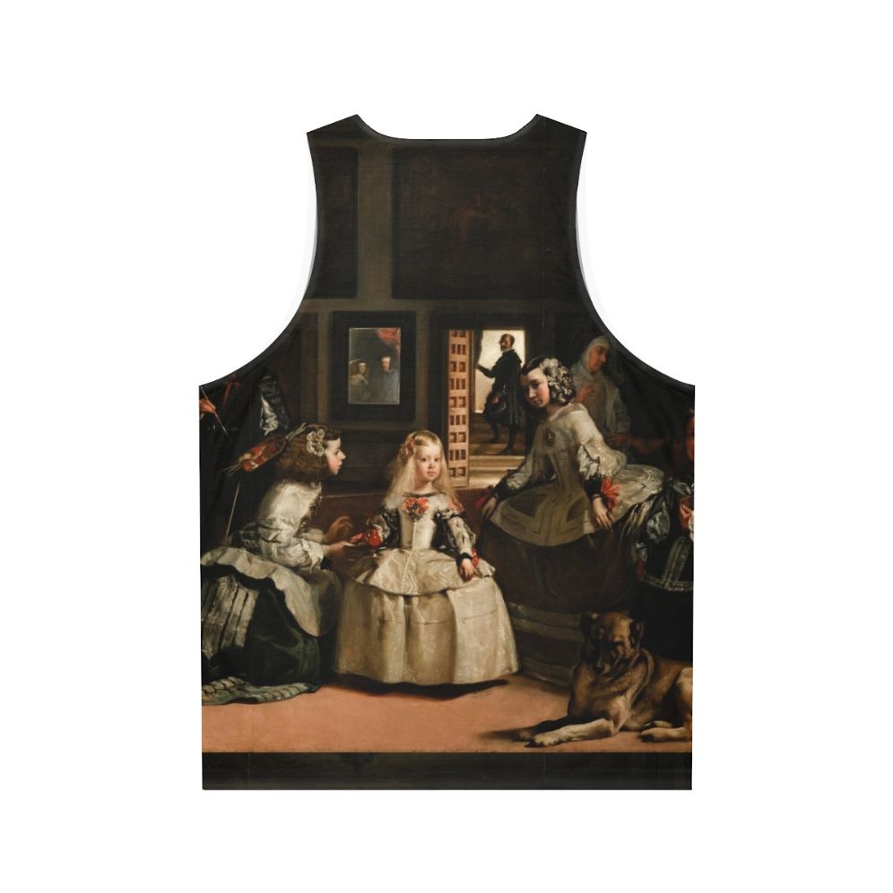 Iconic Las Meninas baroque art tank top featuring Diego Velázquez's masterpiece - Back