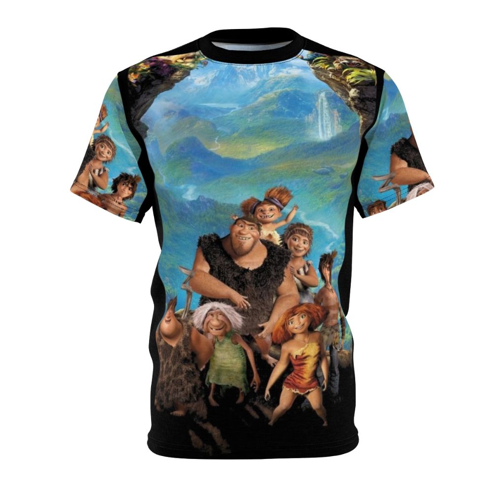 The Croods A New Age inspired t-shirt featuring characters from the animated comedy film