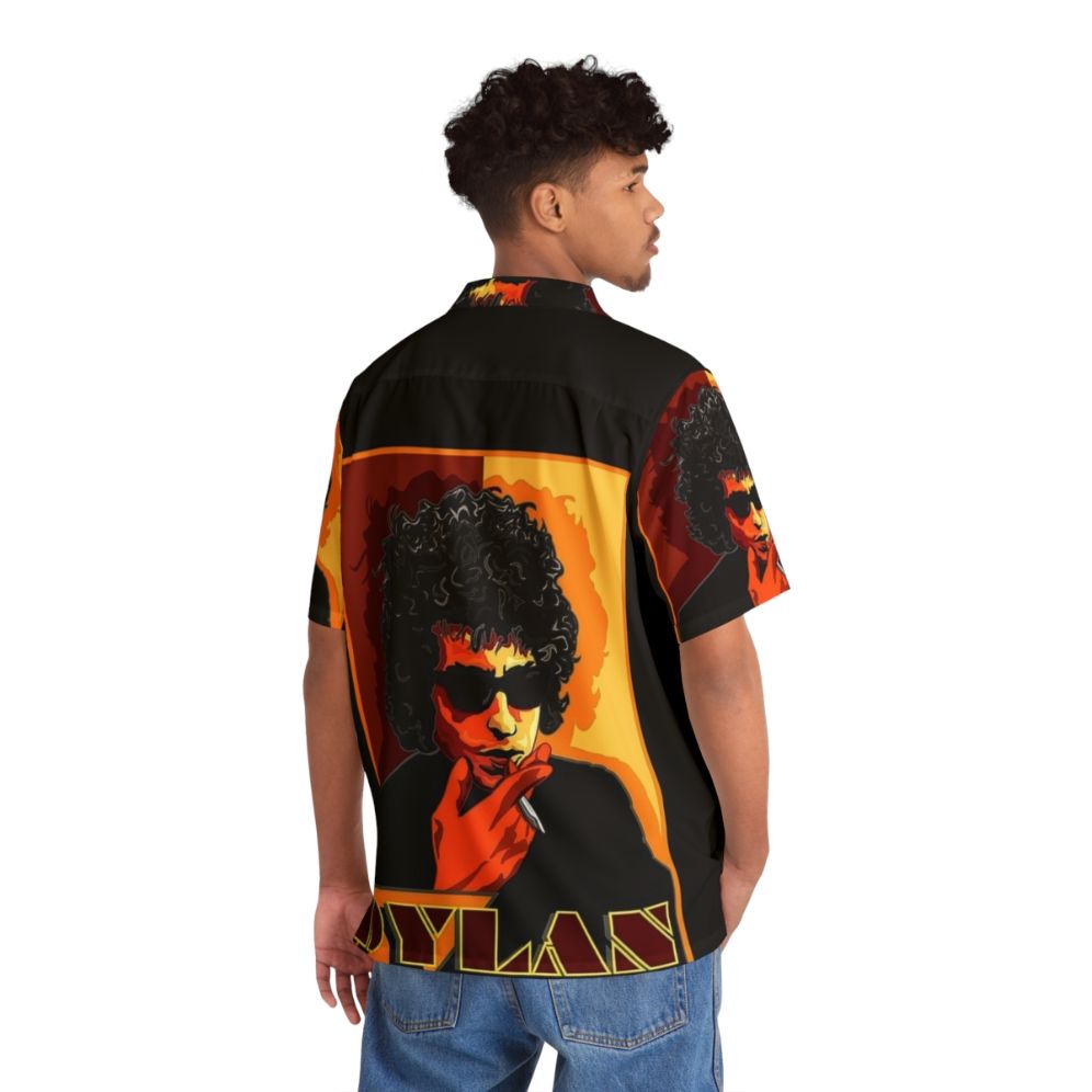 Bob Dylan Hawaiian Shirt with Guitar and Vintage Design - People Back