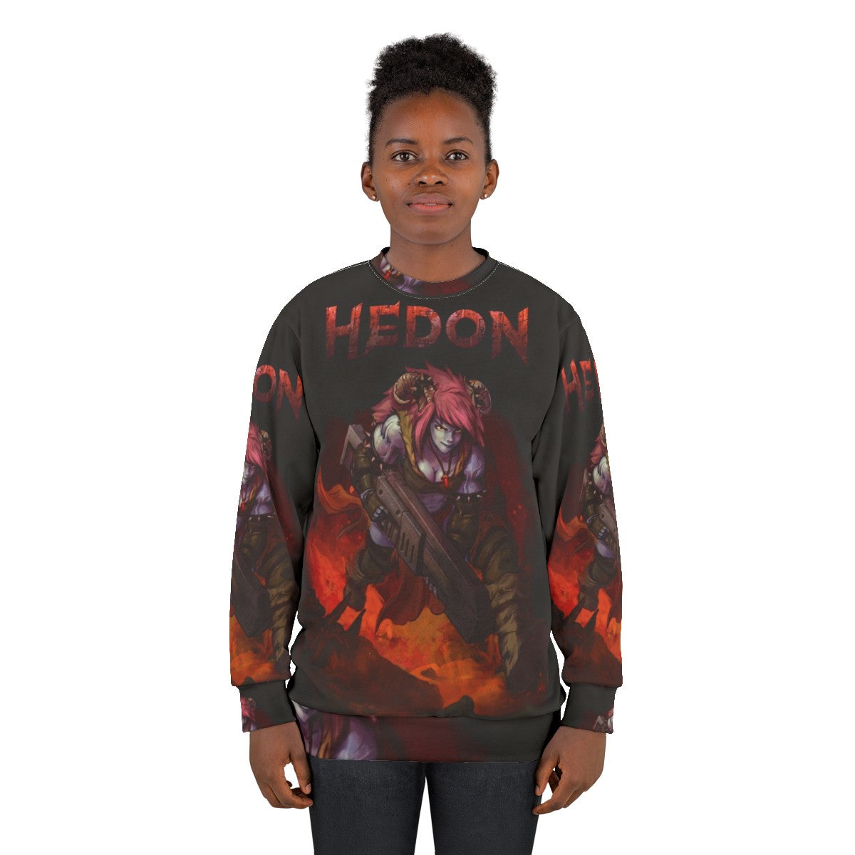 Hedon Fantasy Video Game Inspired Splash Sweatshirt - women