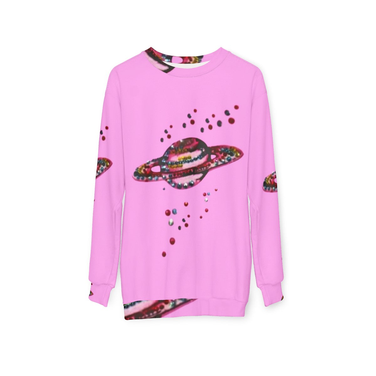 Harry Styles Planet Saturn Sweatshirt - hanging