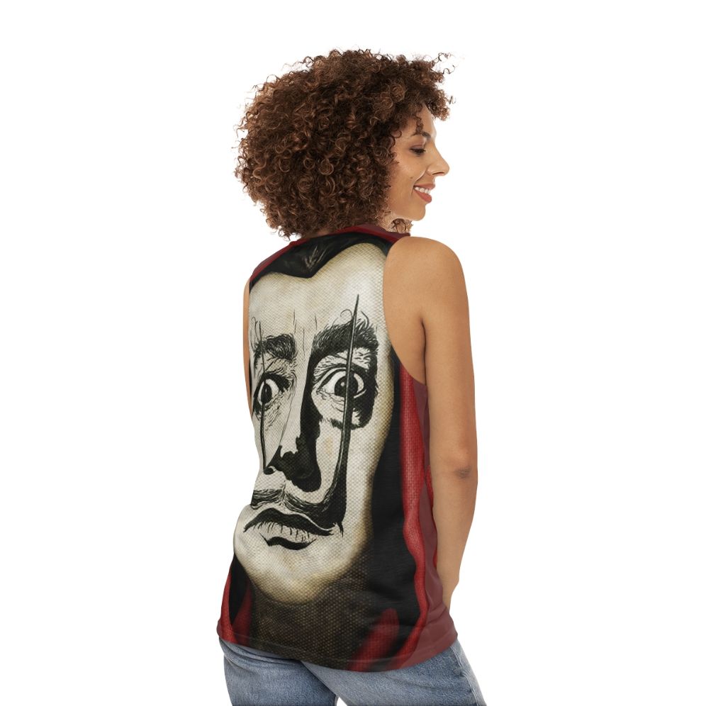 Dali from Money Heist Unisex Tank Top - women back